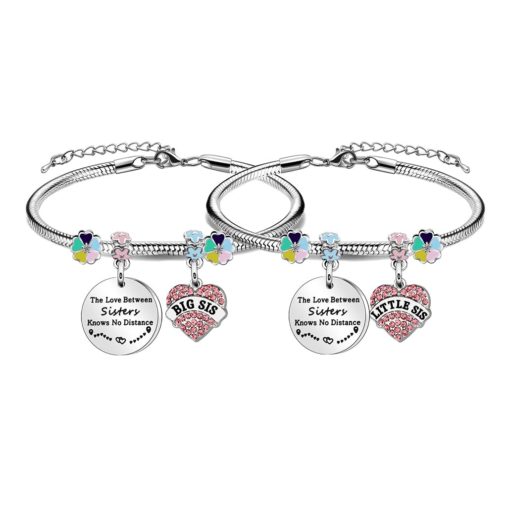 SANNIDHI 1 Pair Sisters Bracelet Friendship Bangles Stainless Steel Sisters Friendship Bangles Adjustable Sisters Bangle Raksha Bandhan Gift for Sisters BFF Friendship Bangle Jewelry Gift for Sisters SANNIDHI 1 Pair Sisters Bracelet Friendship Bangles Stainless Steel Sisters Friendship Bangles Adjustable Sisters Bangle Raksha Bandhan Gift for Sisters BFF Friendship Bangle Jewelry Gift for Sisters